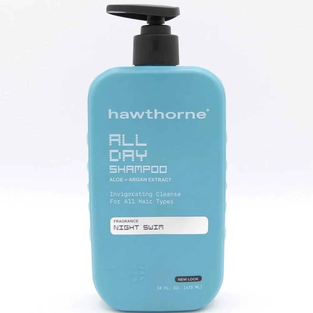 Hawthorne All Day Shampoo Night Swim w/ Aloe Argan Extract 16 fl oz Pump Bottle